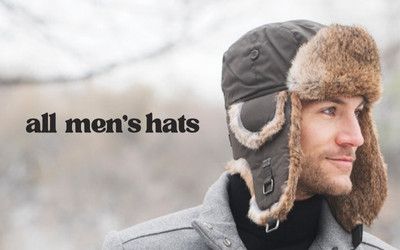 All men's fur hats